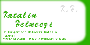 katalin helmeczi business card